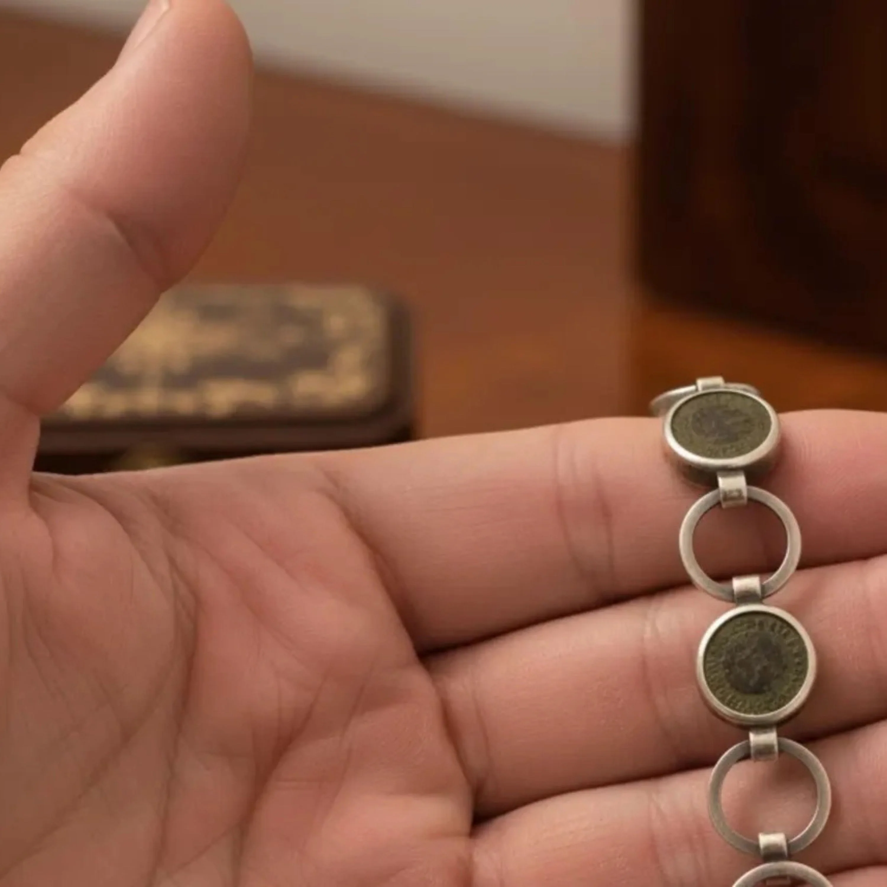Roman Maccabean Coin Bracelet - Image 3