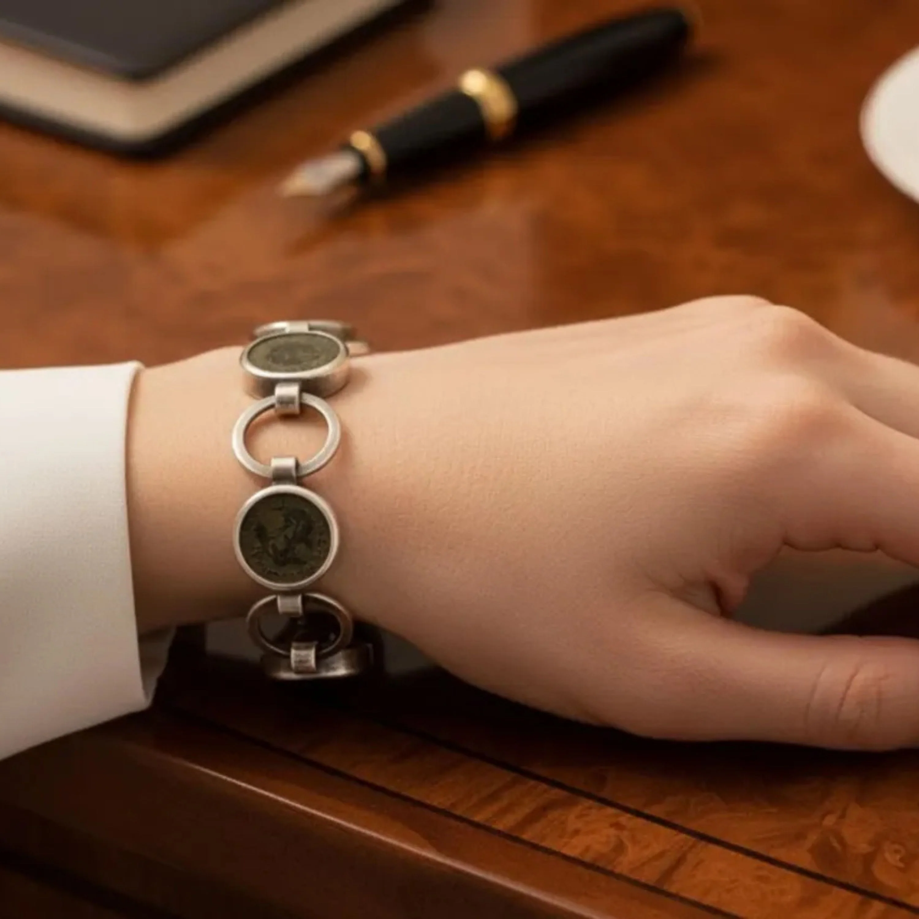 Roman Maccabean Coin Bracelet - Image 4