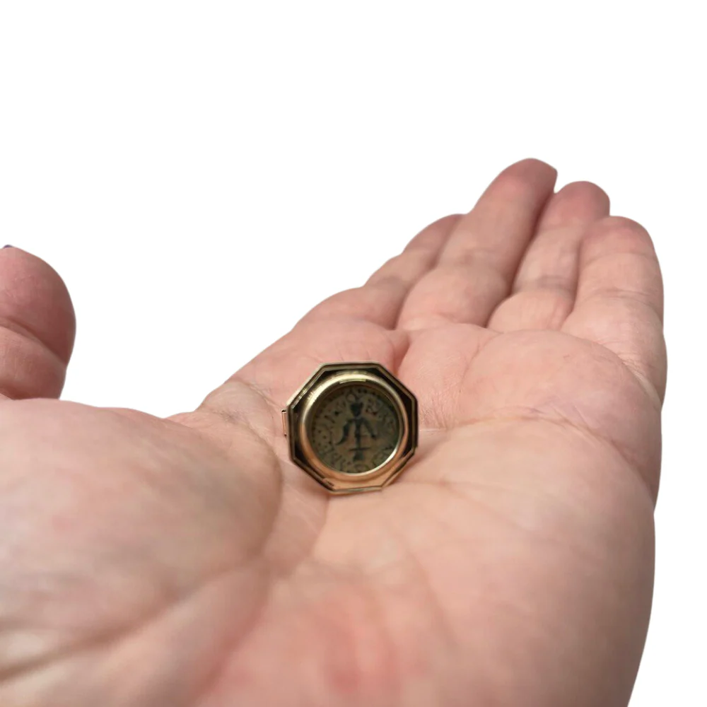 14k Gold Maccabean Coin Cufflinks - Image 3