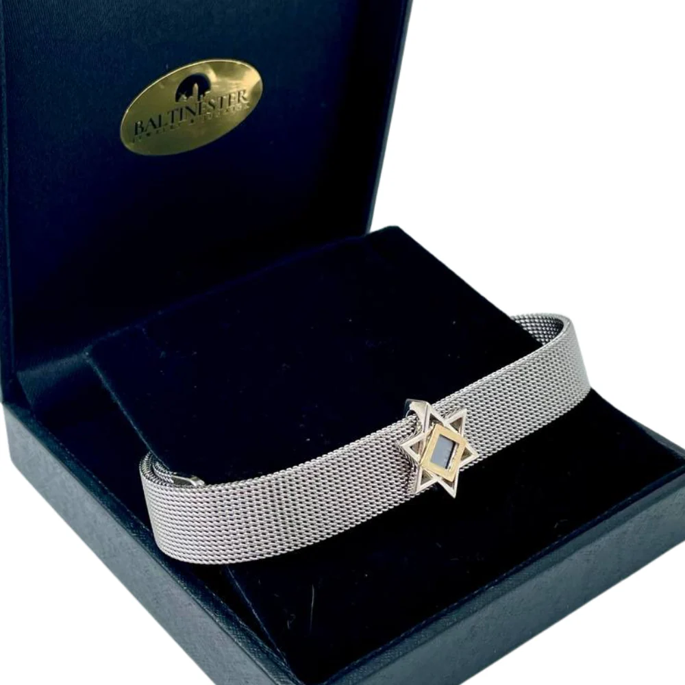 Star of David Bracelet with Nano Bible - Image 3