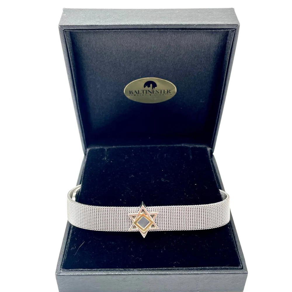 Star of David Bracelet with Nano Bible - Image 4