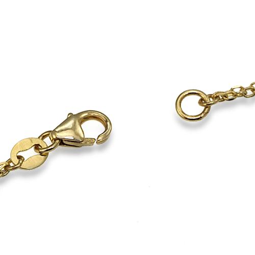 14k Gold and Diamond Shema Yisrael Bracelet - Image 3