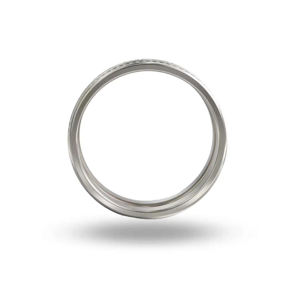Silver Hebrew Wedding Ring - Ani Ledodi My Beloved - Image 3