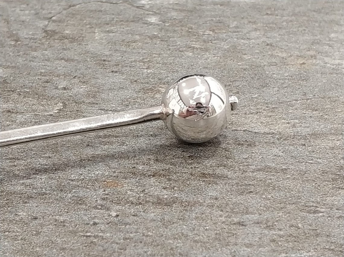 Sterling Silver Honey Spoon HoneyComb Design - Image 4