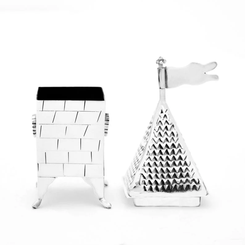 Sterling Silver House Tzedakah 'Charity' Box - Image 4