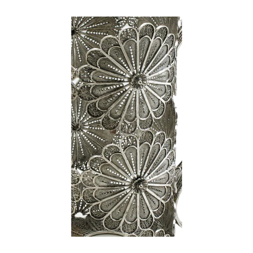 Silver Bottle Holder with Filigree Work - Image 4