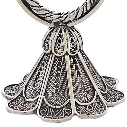 Sterling Silver Filigree Curled Candelabra - Image 3