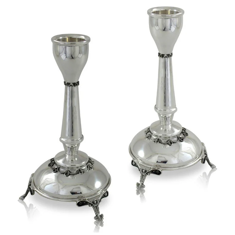 Chaya Sterling Silver Candlesticks