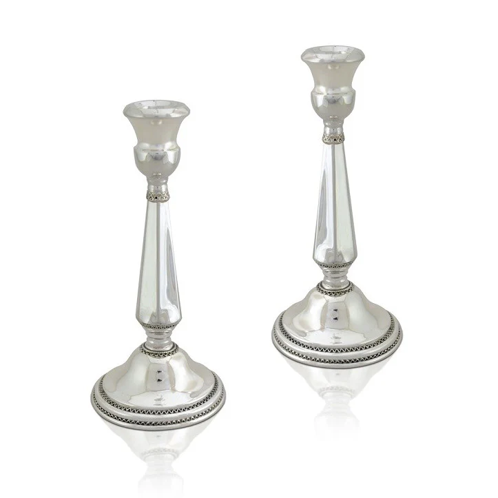 Nava Sterling Silver Standard Candlesticks