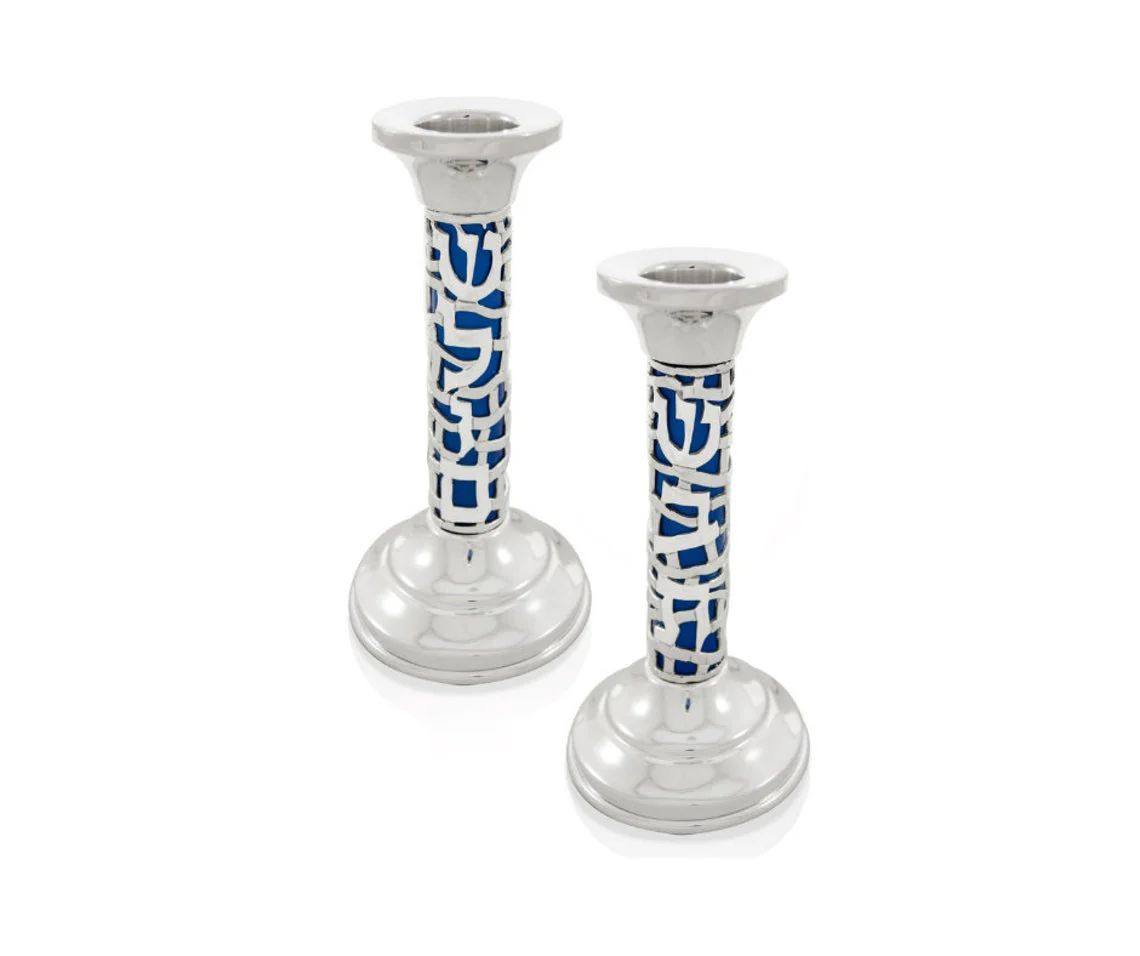 Shulamit Color Sterling Silver Candlesticks - Image 5
