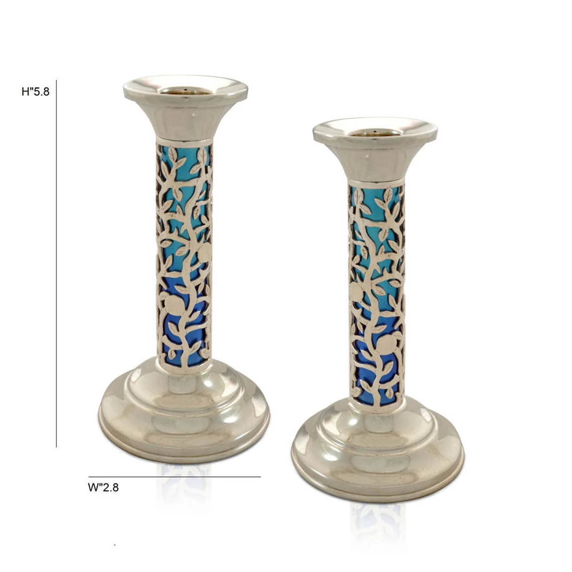 Tova Small Colorful Enamelled Candlesticks - Image 6