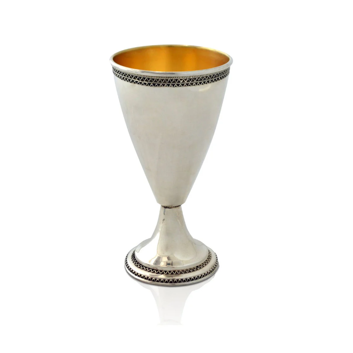 Aviram Classic Sterling Silver Kiddush Cup - Image 2