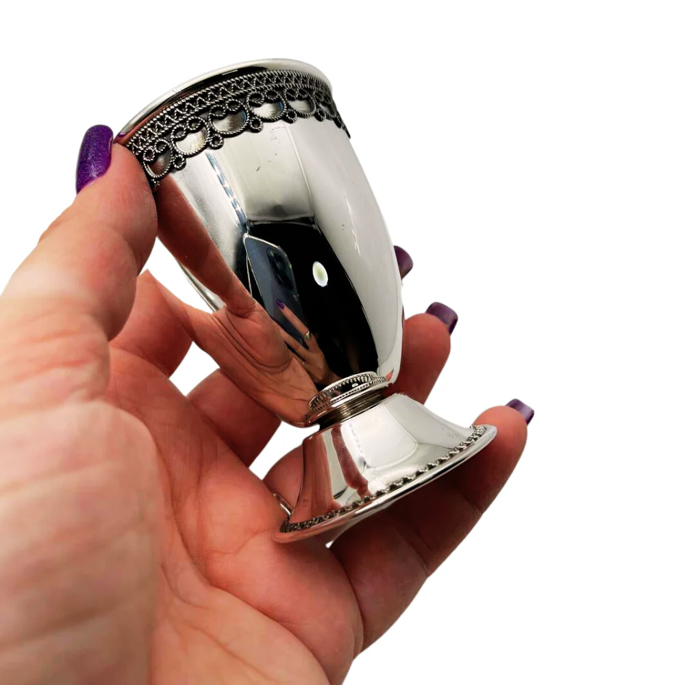 Kiddush Cup - Barak Small Sterling Silver - Image 4