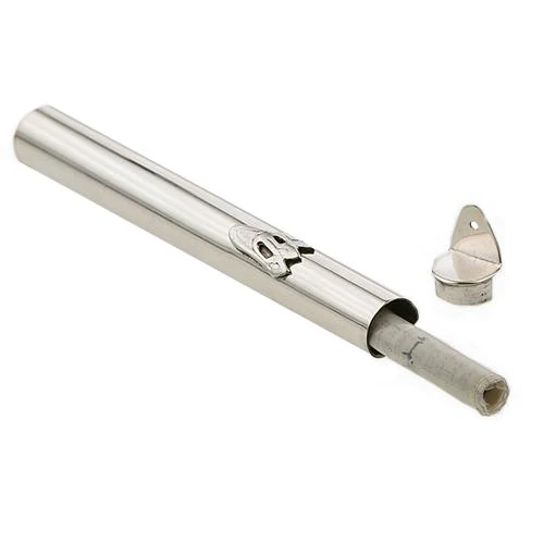 Sterling Silver Narrow Classic Mezuzah - Image 2