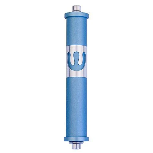 Modern Shin Scroll Mezuzah (Small)
