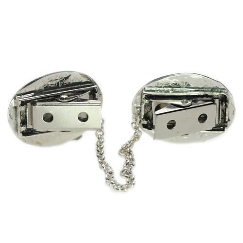 Enamel Colored Star of David Silver Tallit Clip - Image 3
