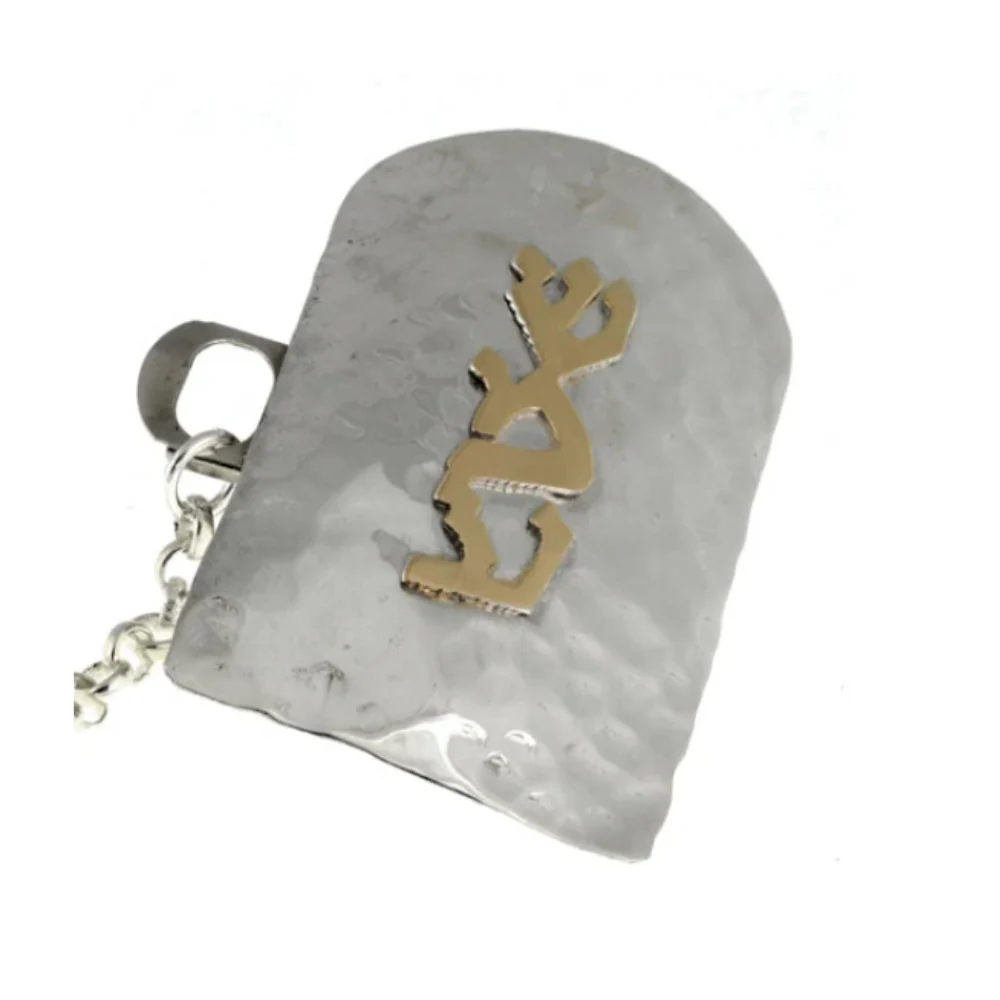 Stunning Gold and Silver Shema Israel Tallit Clip - Image 3