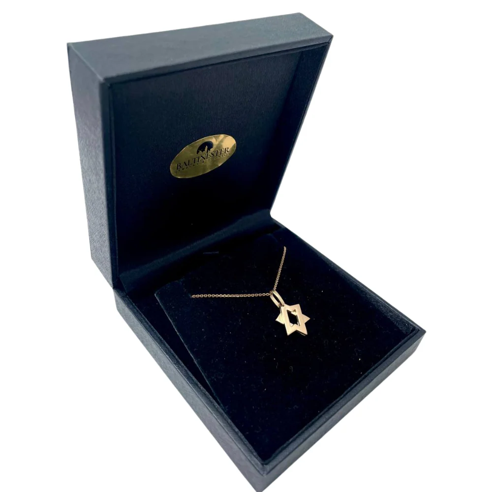 Star of David Moveable Pendant in 14K Gold - Small - Image 5