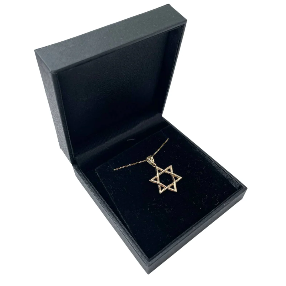 Star of David Pendant in 14K Gold - Image 5