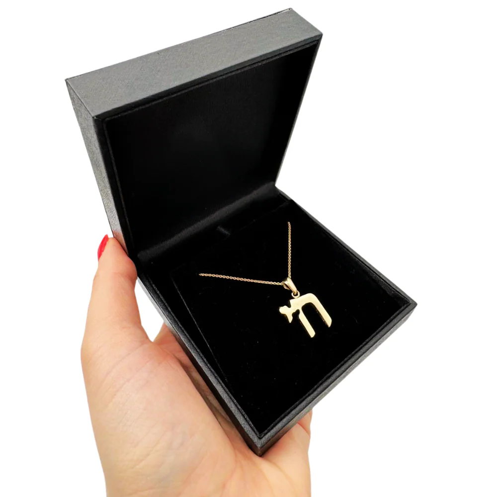 14k Gold Hai Pendant - Image 6