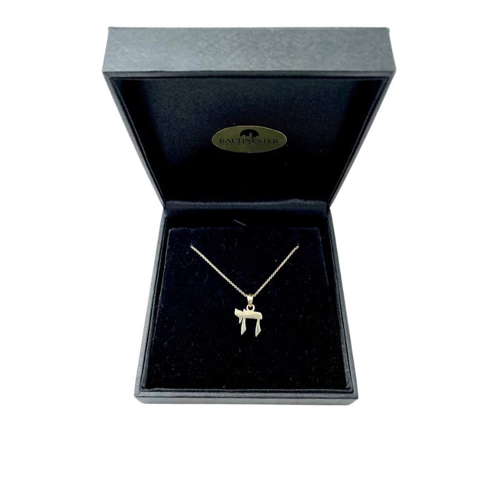 Chai Pendant - Small in 14K Gold - Image 3
