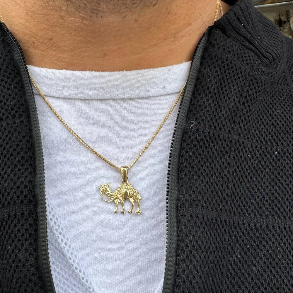 Camel Pendant in 14k Gold - Image 7