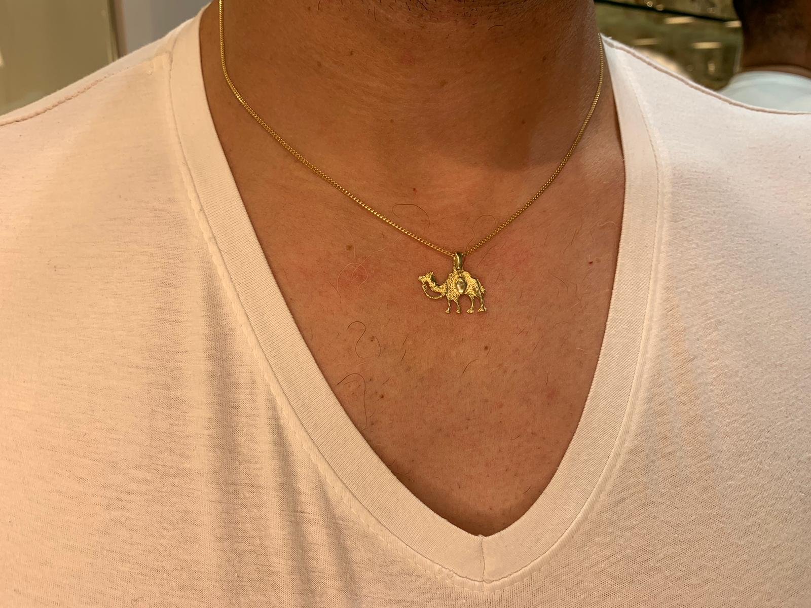 Camel Pendant in 14k Gold - Image 9