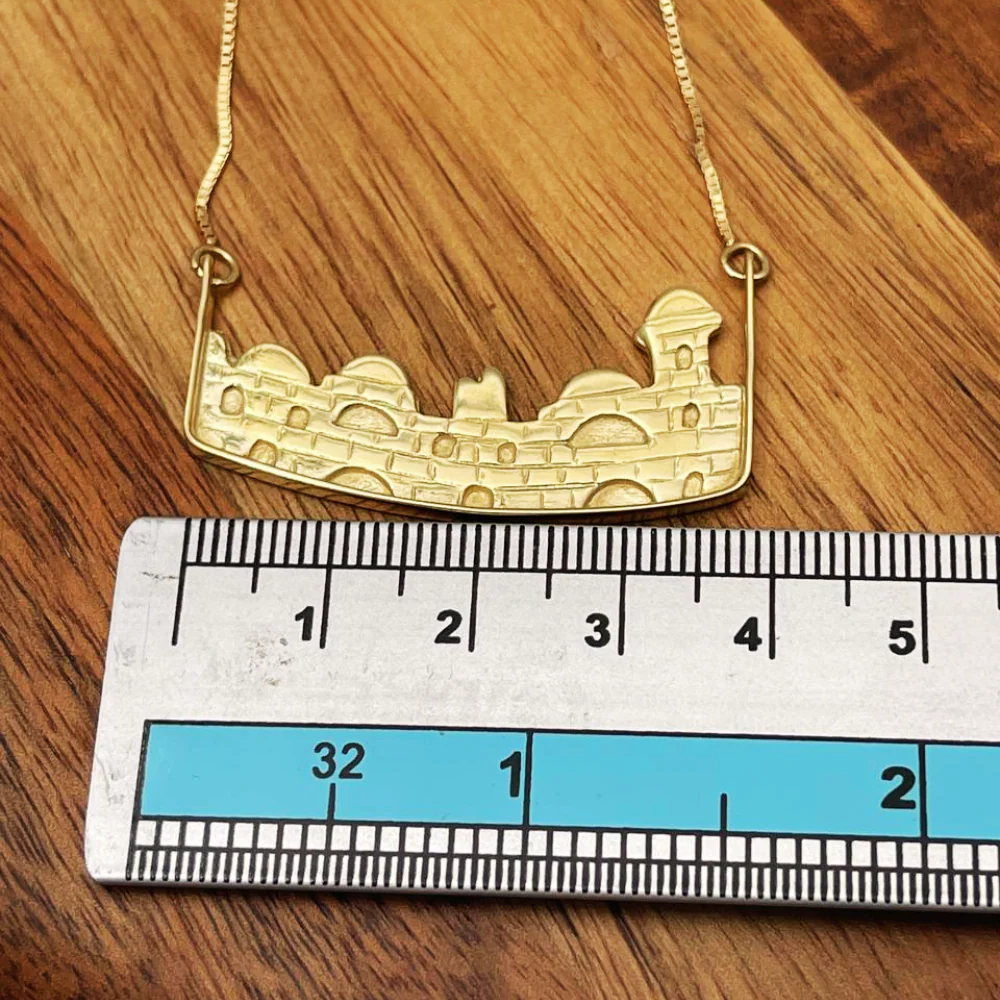 Jerusalem Necklace in 14K Gold - Image 3