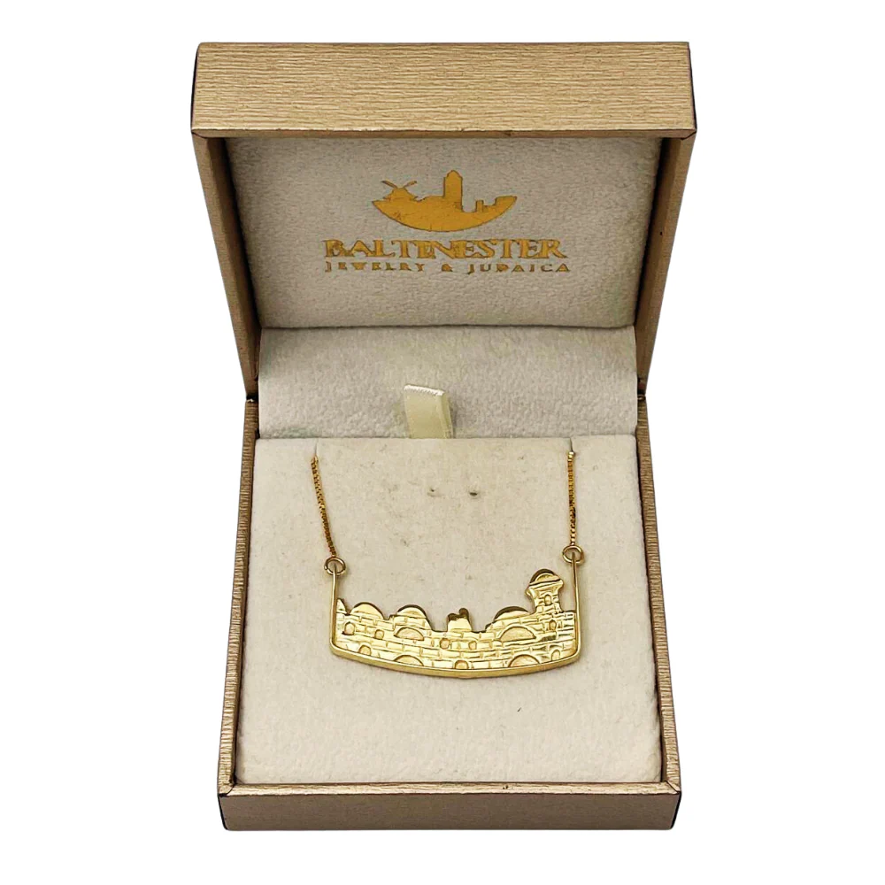 Jerusalem Necklace in 14K Gold - Image 6