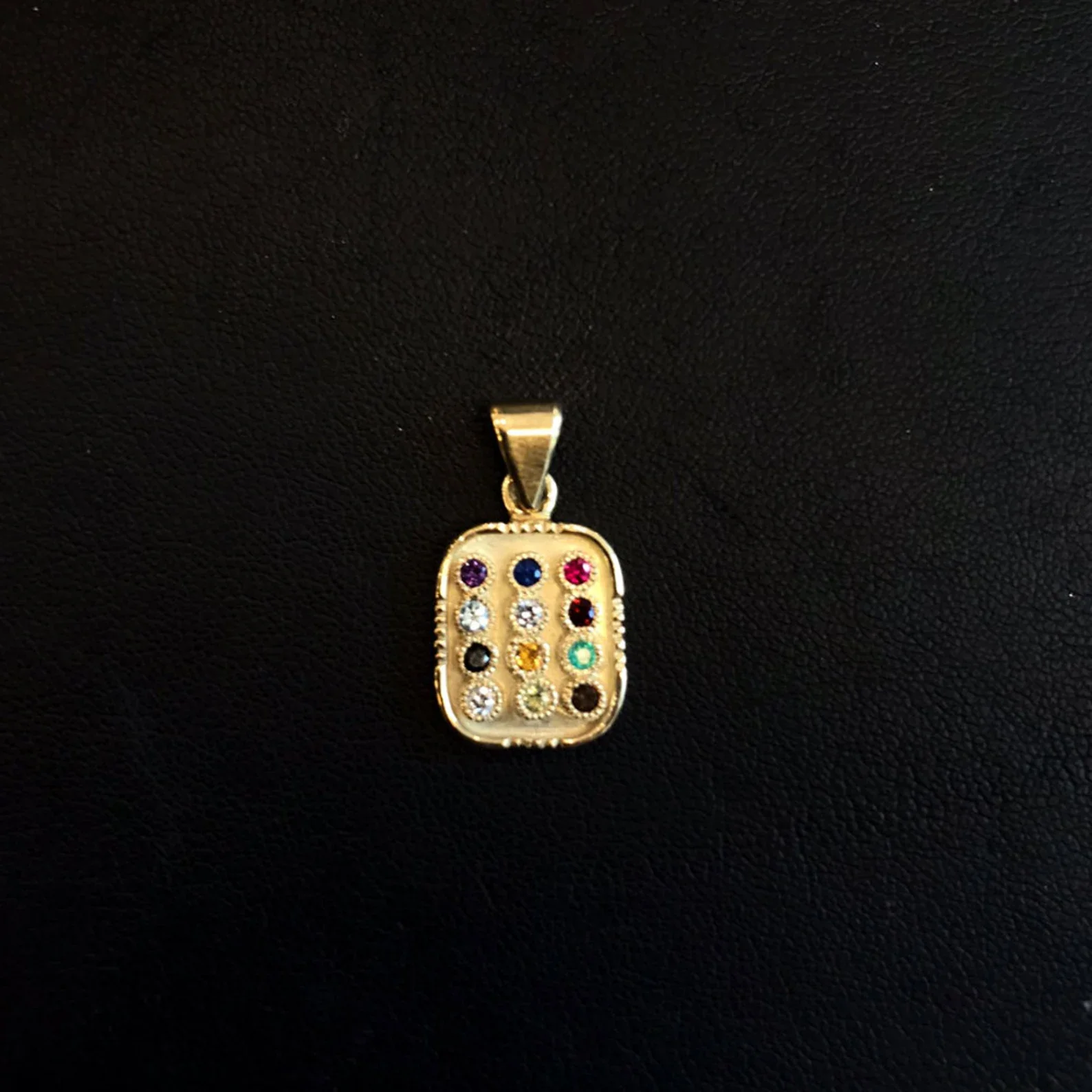 14k Gold and Precious Stones Choshen Pendant - Image 3