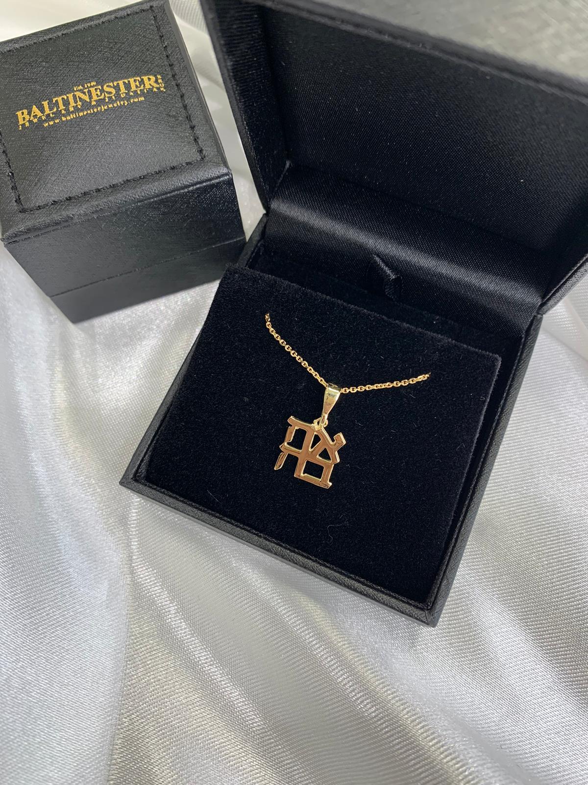 14K Gold Ahava Love Pendant - Image 3