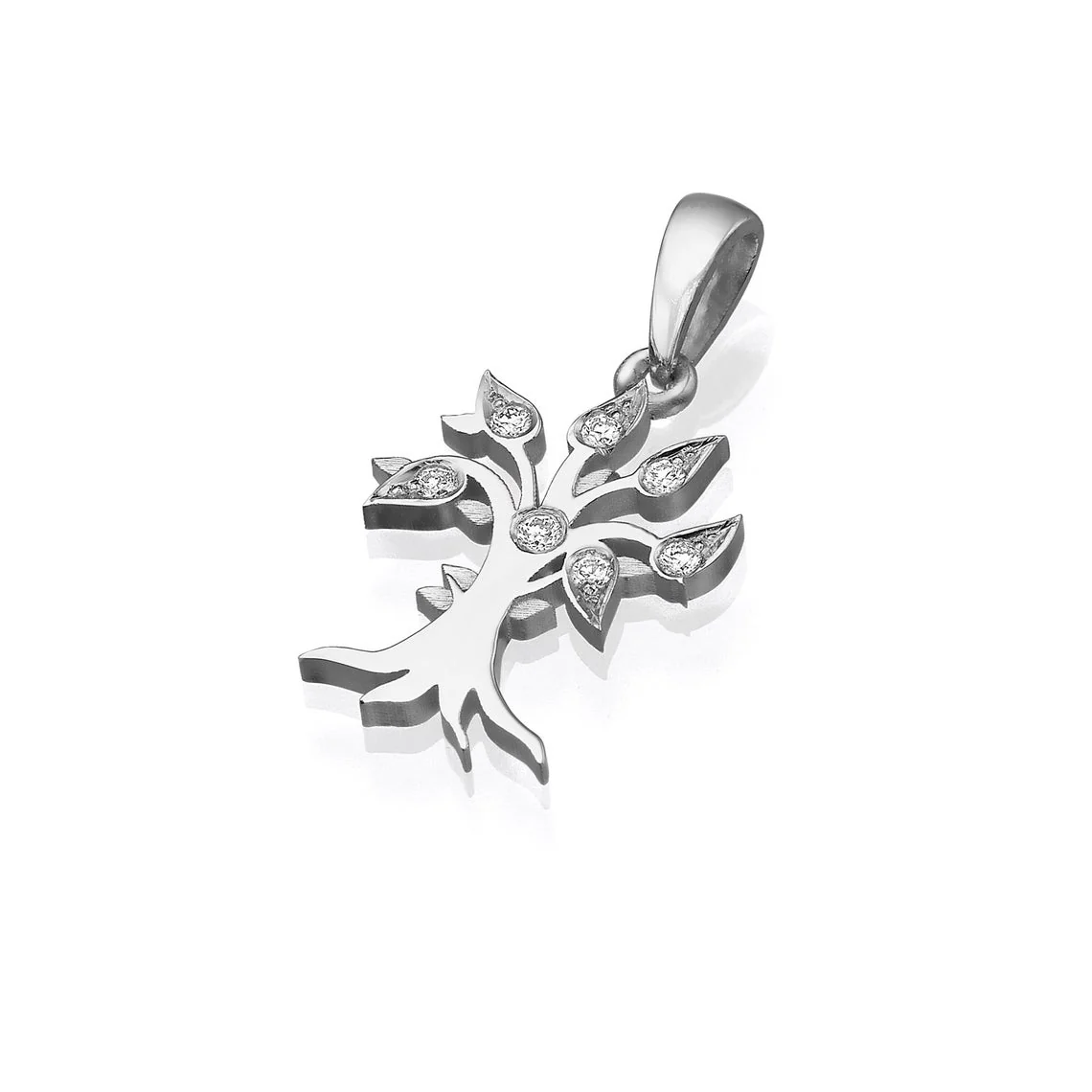 18k Gold and Diamond Tree of Life Pendant - Image 4