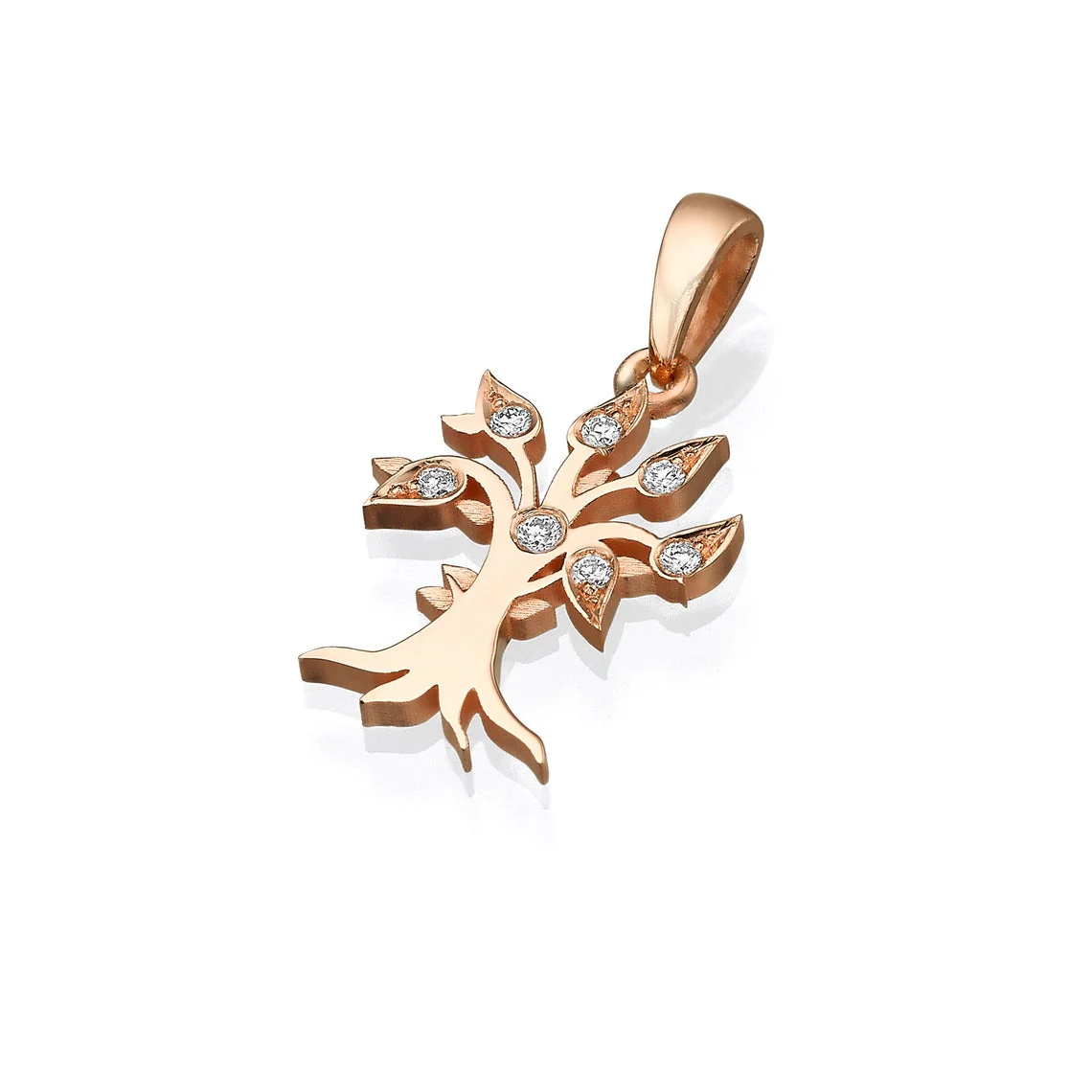 18k Gold and Diamond Tree of Life Pendant - Image 6