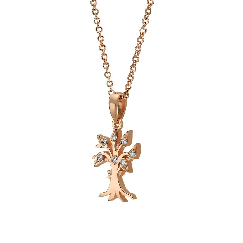 18k Gold and Diamond Tree of Life Pendant - Image 7