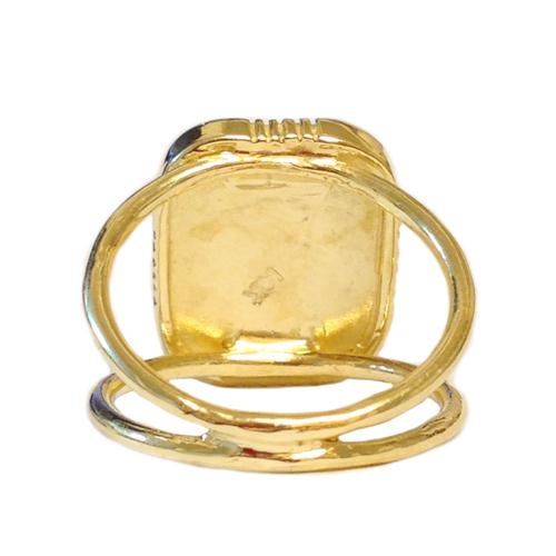 14k Yellow Gold Hoshen Ring - Image 3
