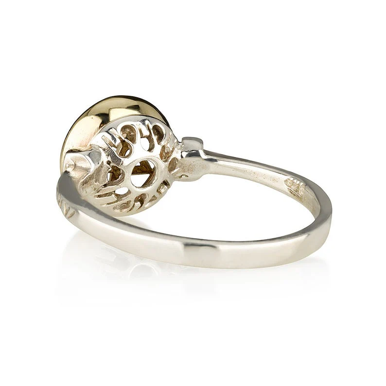 14K Gold and Silver Domed Star of David Kabbalah Protection Ring - Image 4