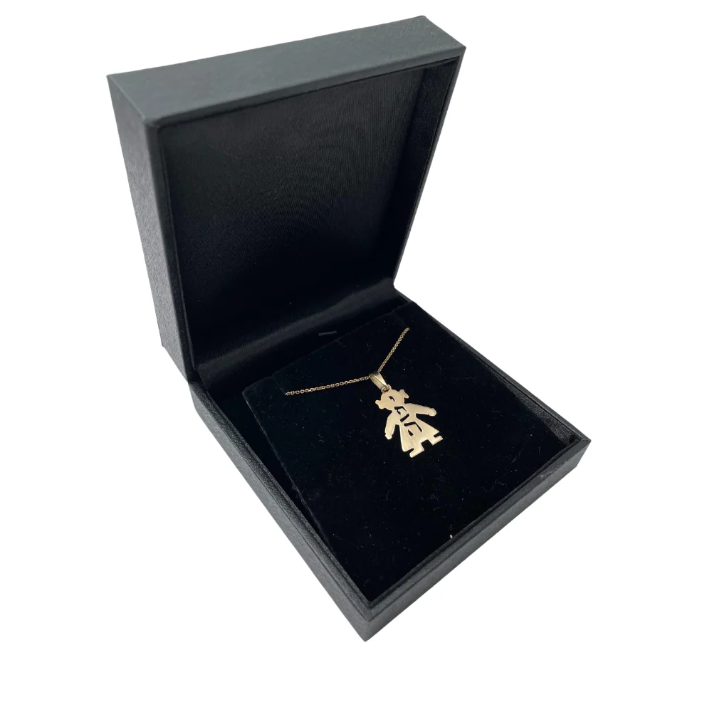 14k Gold Girl Name Pendant - Image 3